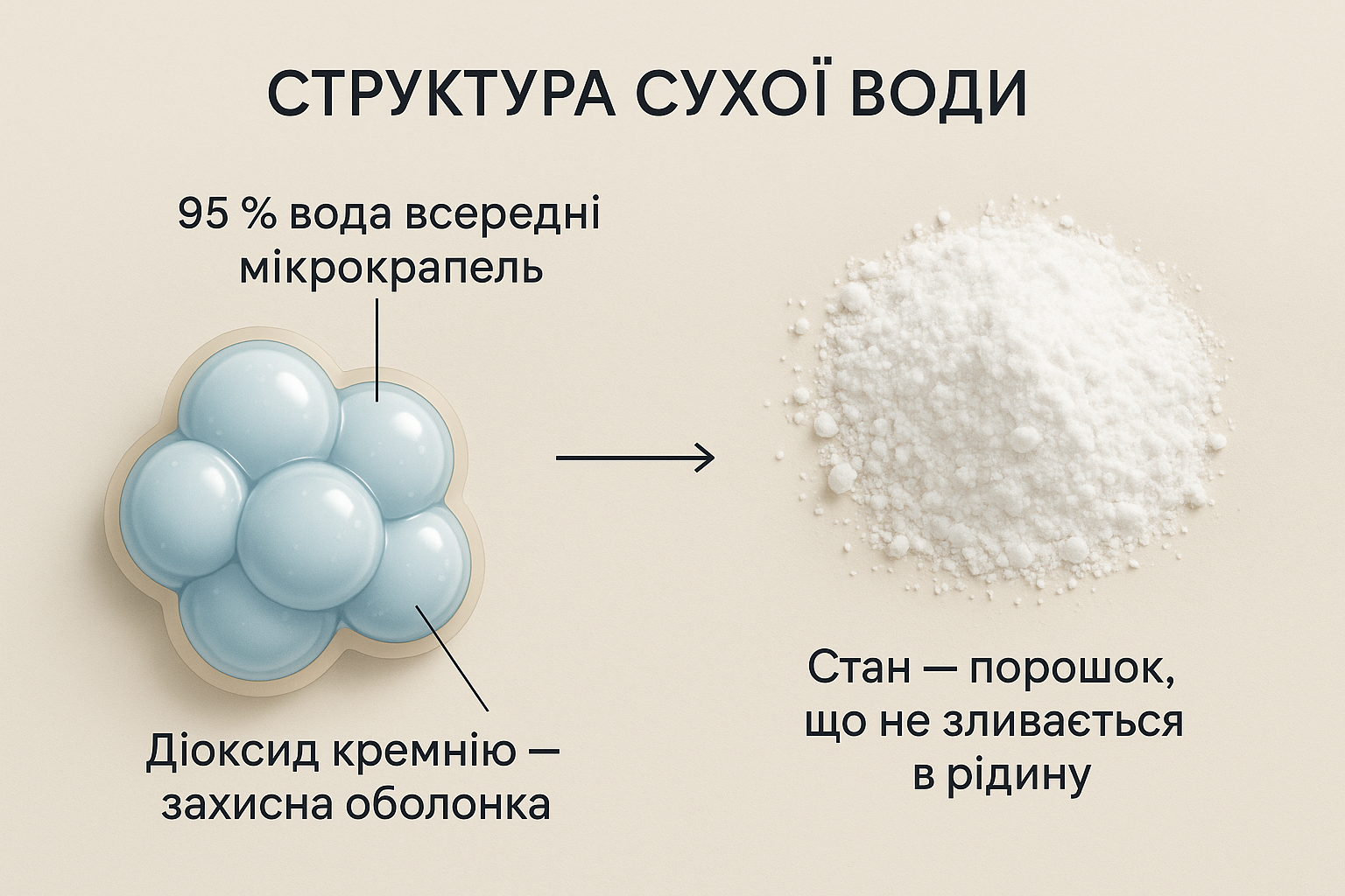 Структура сухої води