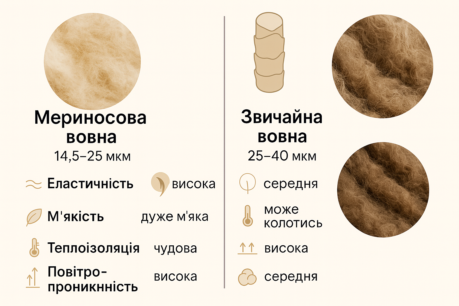 Меринос чи звичайна вовна