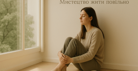 Мистецтво жити повільно