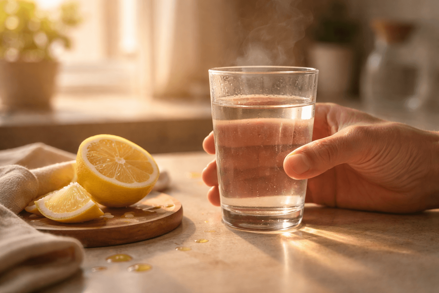 Тепла вода вранці — користь і як правильно пити