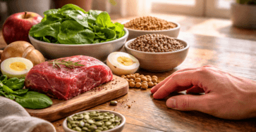Ознаки нестачі заліза в організмі та в яких продуктах воно міститься