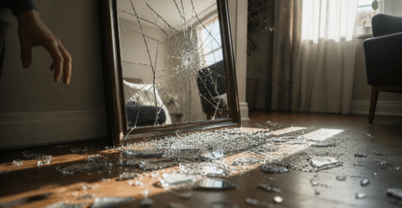 Розбите дзеркало: що говорять традиції і як це пояснюють